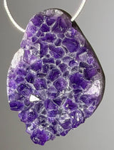 Amethyst Trommelstein Edelstein Schmuck Anhänger - Amethystdruse - A Qualität #5676 - seelensteinchen
