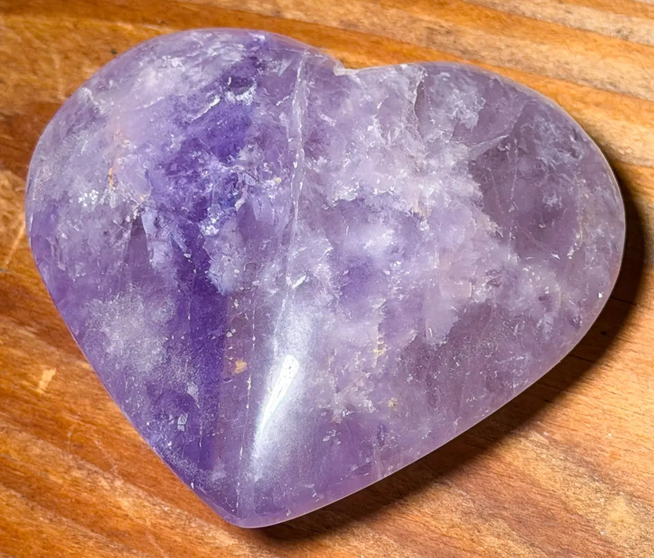 Amethyst Herz ca. 8cm - Edelstein - Mineralien A Qualität #7437 - seelensteinchen