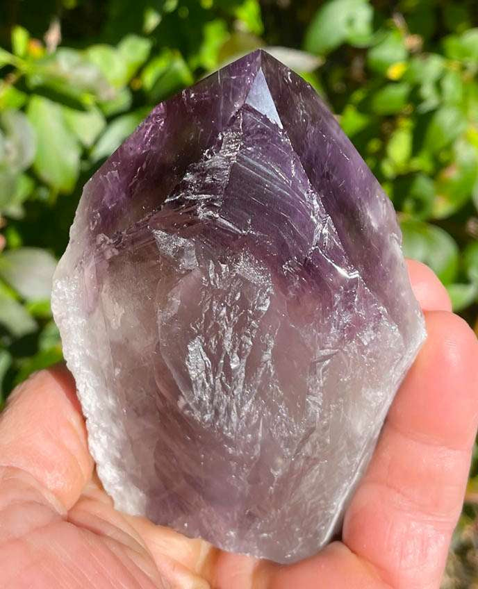 XL Amethyst Spitze Brasilien 333g - Amethystdruse - Kristall - A Qualität #6564