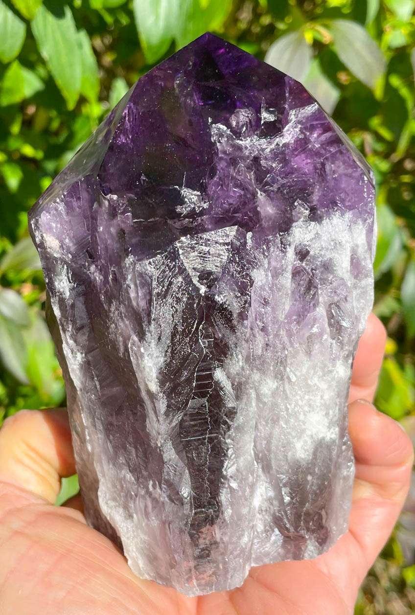 XL Amethyst Spitze Brasilien 984g - Amethystdruse - Kristall - A Qualität #6566