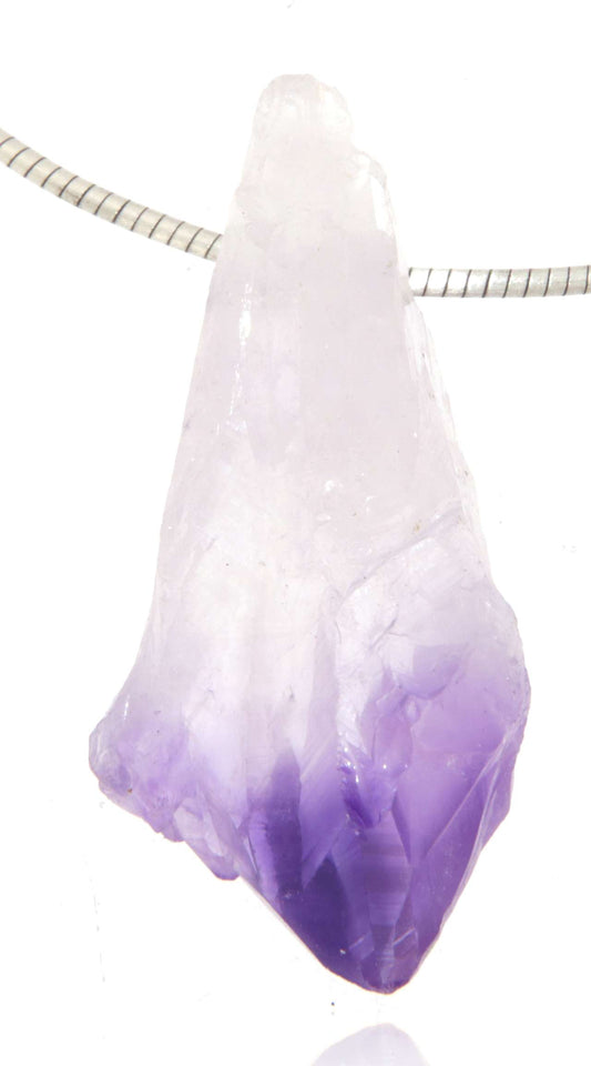 Amethyst Spitze Uruguay Trommelstein Edelstein Anhänger - A Qualität #6451