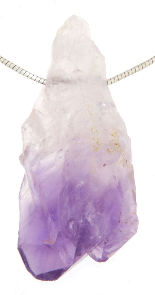 Amethyst Spitze Uruguay Trommelstein -Edelstein - Schmuck Ketten Anhänger - A Qualität #5256