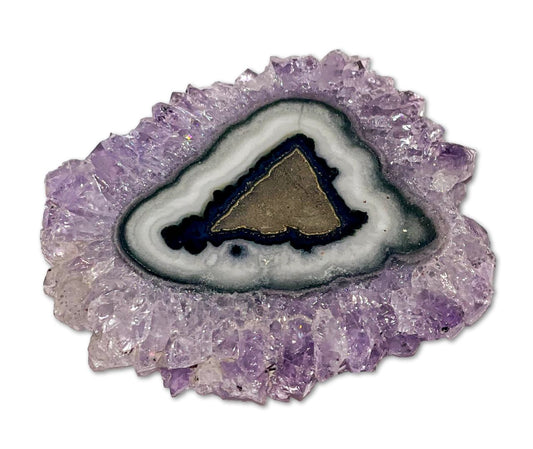 Amethyst Stalaktit Scheibe Uruguay 26g - Amethystdruse - AA Qualität #7122