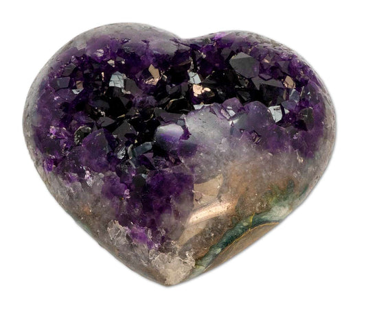 Herz Amethyst Druse Uruguay 852g - Amethystdruse - A Qualität #0648