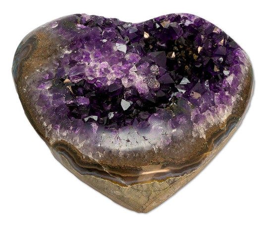 Herz Amethyst Druse Uruguay 1864g - Amethystdruse - A Qualität #0655