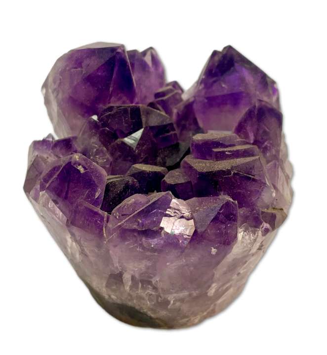 Amethyst Druse Cupcake Uruguay 278g - polierter Rand Amethystdruse - A Qualität #0241