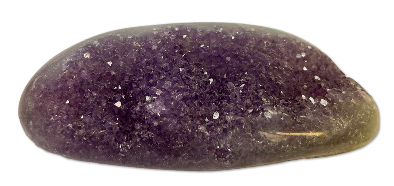 Amethyst Stufe Uruguay 90g - polierter Rand - Amethystdruse - Edelstein - Mineralien - A Qualität #5217