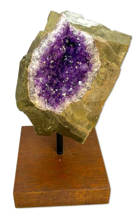 Amethyst in Rock Druse Uruguay 4310g - Amethystdruse - Mineralien - Edelstein - A Qualität #3306