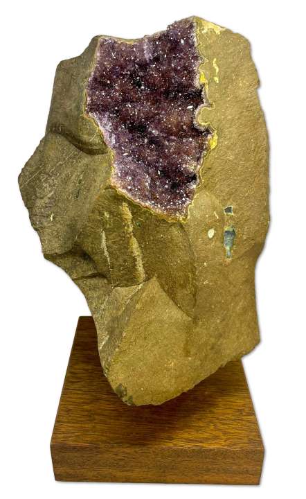 Amethyst in Rock Druse Uruguay 4391g - Amethystdruse - Mineralien - Edelstein - A Qualität #5784