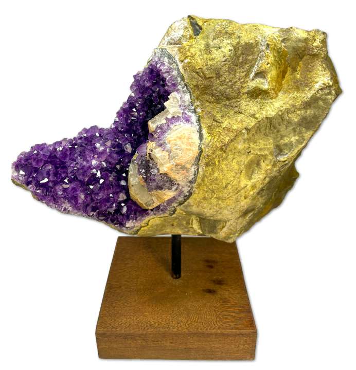 Amethyst in Rock Druse Uruguay 5089g - Amethystdruse - Mineralien - Edelstein - A Qualität #5751