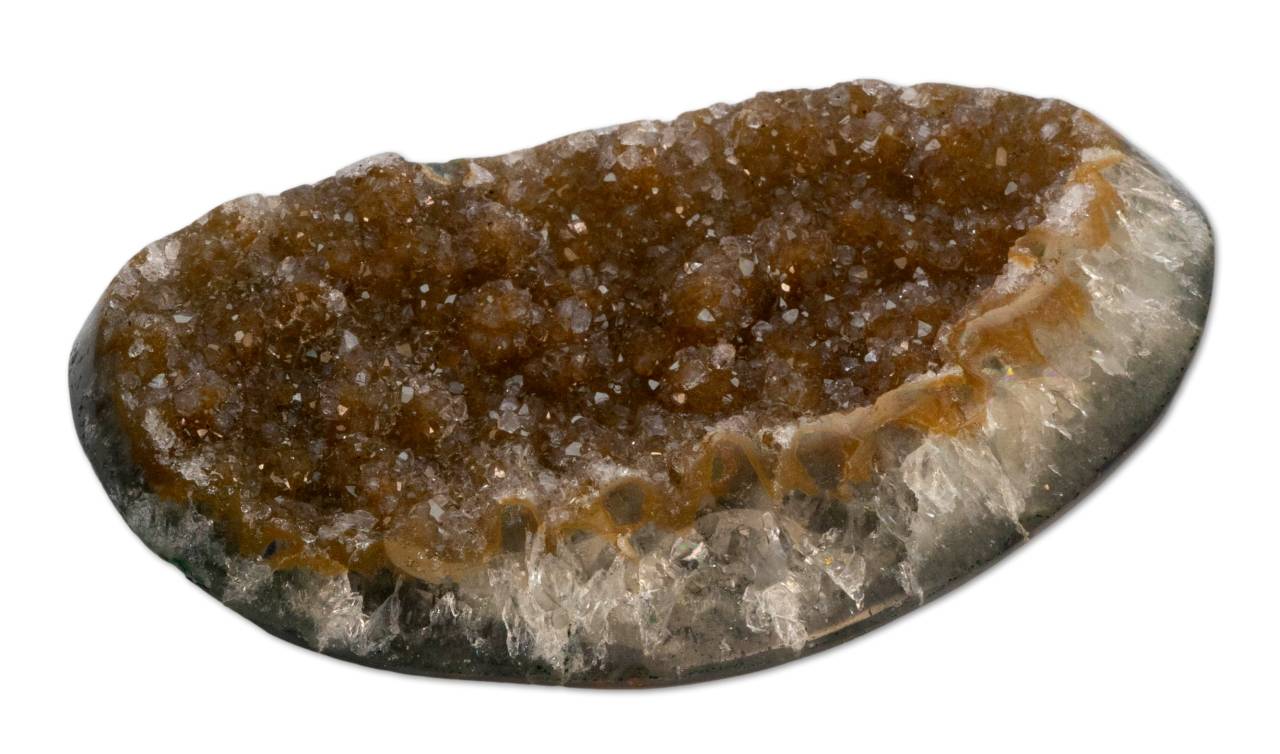 Amethyst Stufe Uruguay 189g - polierter Rand - Amethystdruse - AA Qualität #4017