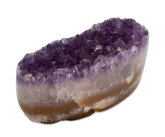 Amethyst Stufe Uruguay 67g - Amethystdruse - Amethyst Druse - polierter Rand - AA Qualität #6393