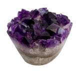 Amethyst Druse Cupcake Uruguay 625g - polierter Rand Amethystdruse - A Qualität #5975