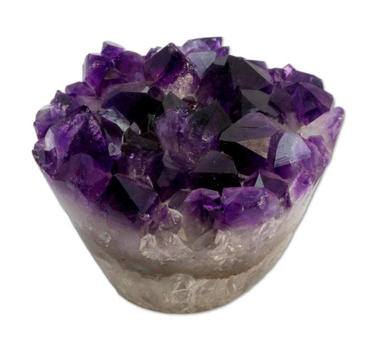 Amethyst Druse Cupcake Uruguay 625g - polierter Rand Amethystdruse - A Qualität #5975