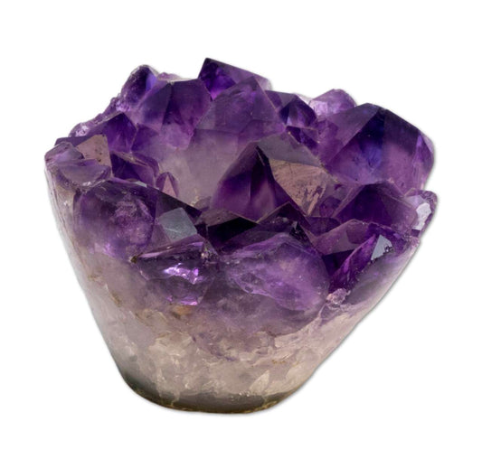 Amethyst Druse Cupcake Uruguay 312g - polierter Rand Amethystdruse - A Qualität #6141