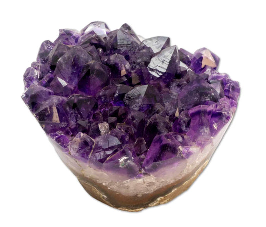 Amethyst Druse Cupcake Uruguay 847g - polierter Rand Amethystdruse - A Qualität #6145