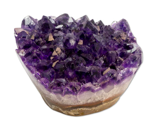 Amethyst Druse Cupcake Uruguay 1376g - polierter Rand Amethystdruse - A Qualität #6146