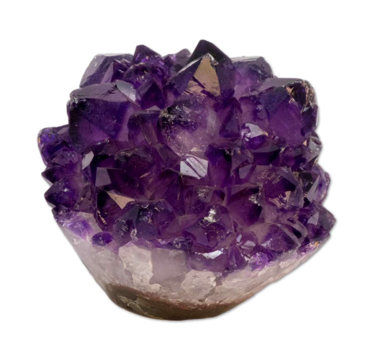 Amethyst Druse Cupcake Uruguay 486g - polierter Rand Amethystdruse - A Qualität #5973