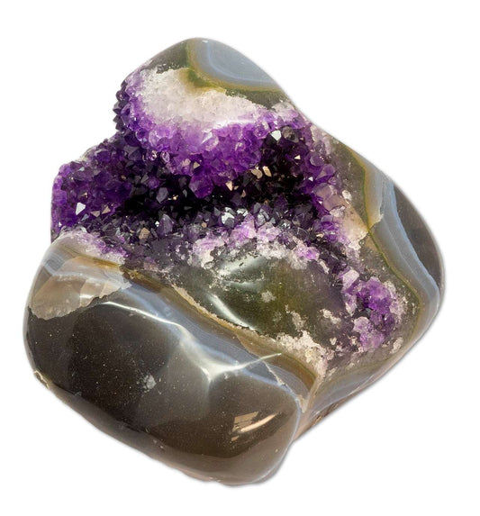 Amethyst Stufe Uruguay 1735g - Amethystdruse - Amethyst Druse - polierter Rand - Mineralien - AA Qualität #6206