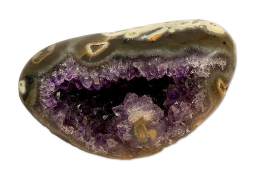 Amethyst Stufe Uruguay 270g - Amethystdruse - Amethyst Druse - polierter Rand - AA Qualität #6214
