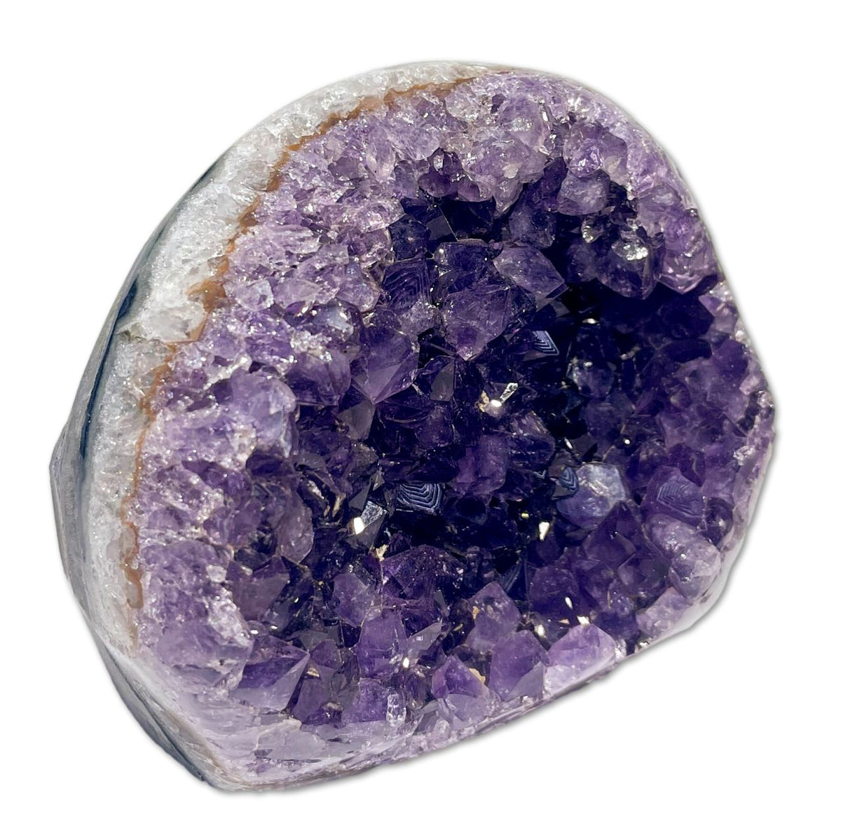 Amethyst Druse Uruguay 423g - Amethystdruse - Mineralien - Edelstein - A Qualität #5573