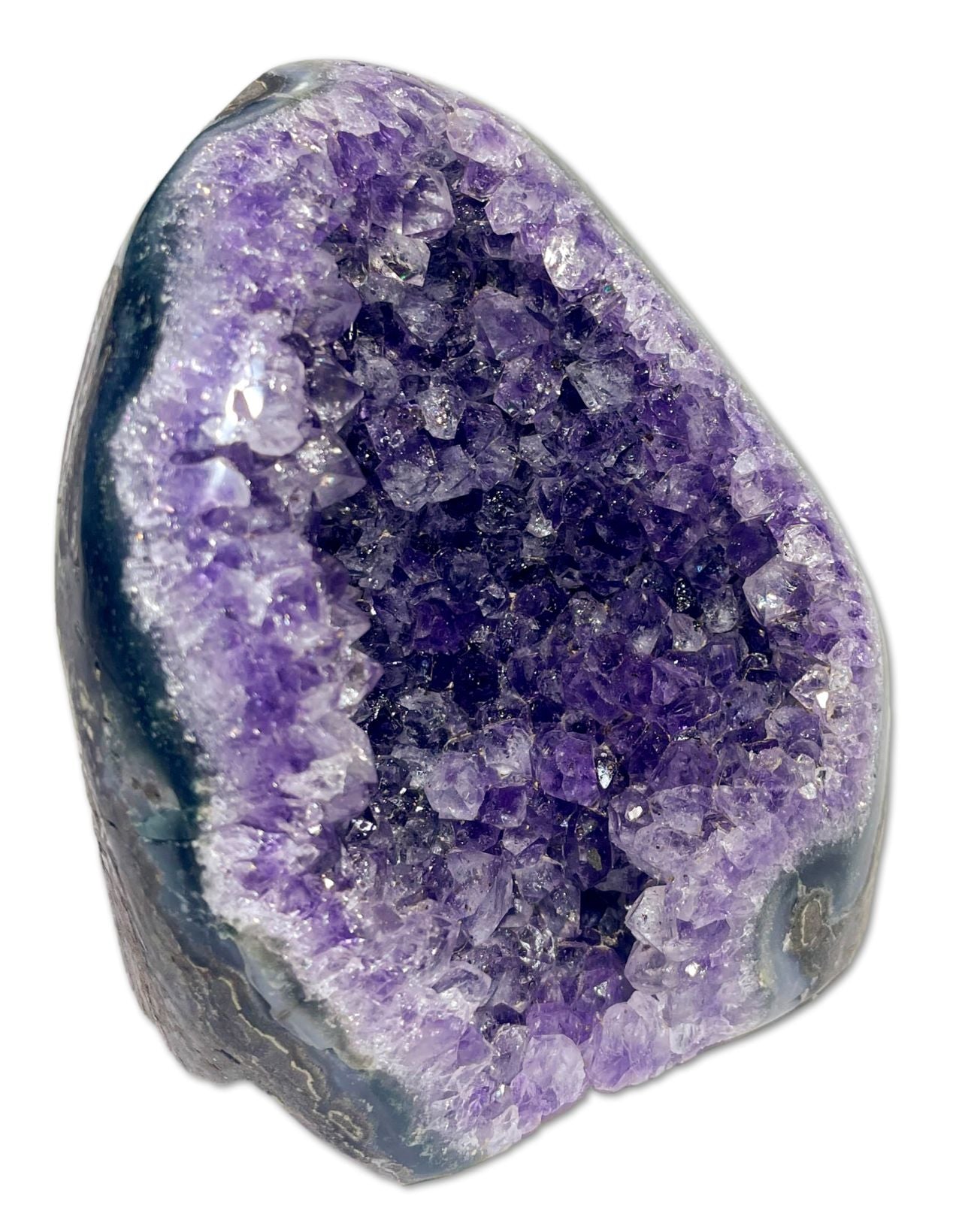Amethyst Druse Uruguay 468g - Amethystdruse - Mineralien - Edelstein A Qualität #3438