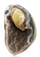 Amethyst mit Calcit Druse Uruguay 1664g - Amethystdruse - AA Qualität #3450