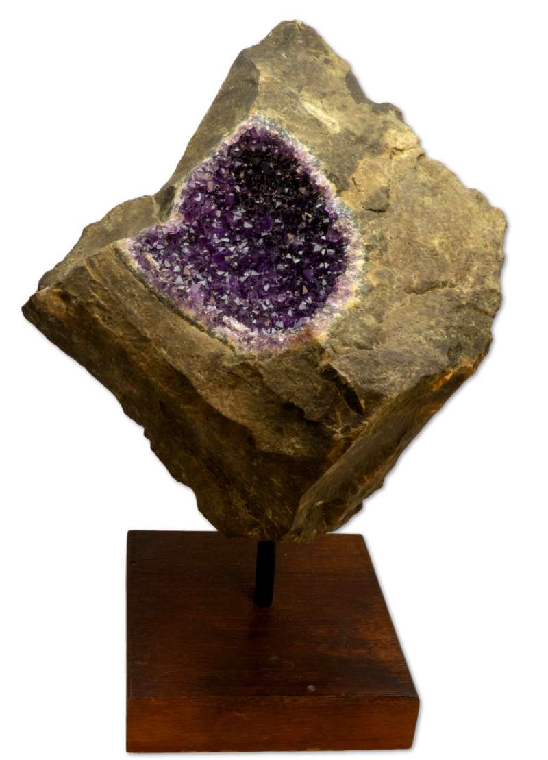 Amethyst in Rock Druse Uruguay 6803g - Amethystdruse - AA Qualität #5785