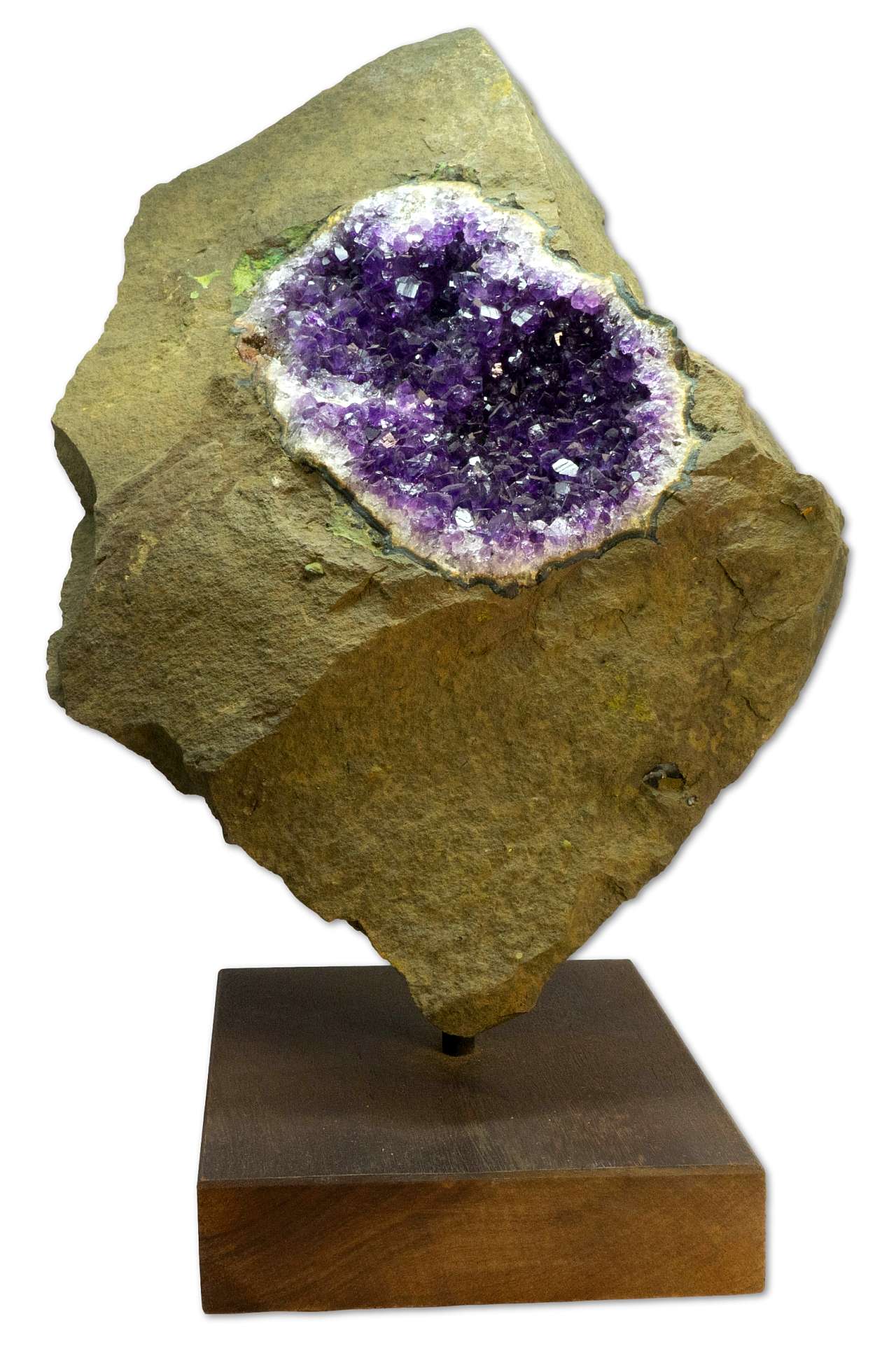 Amethyst in Rock Druse Uruguay 8301g - Amethystdruse - Edelstein - Mineralien - AA Qualität #3379
