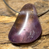 Ametrino Piedra Rodada Gema Joyas Colgante de Collar - Calidad A #5121
