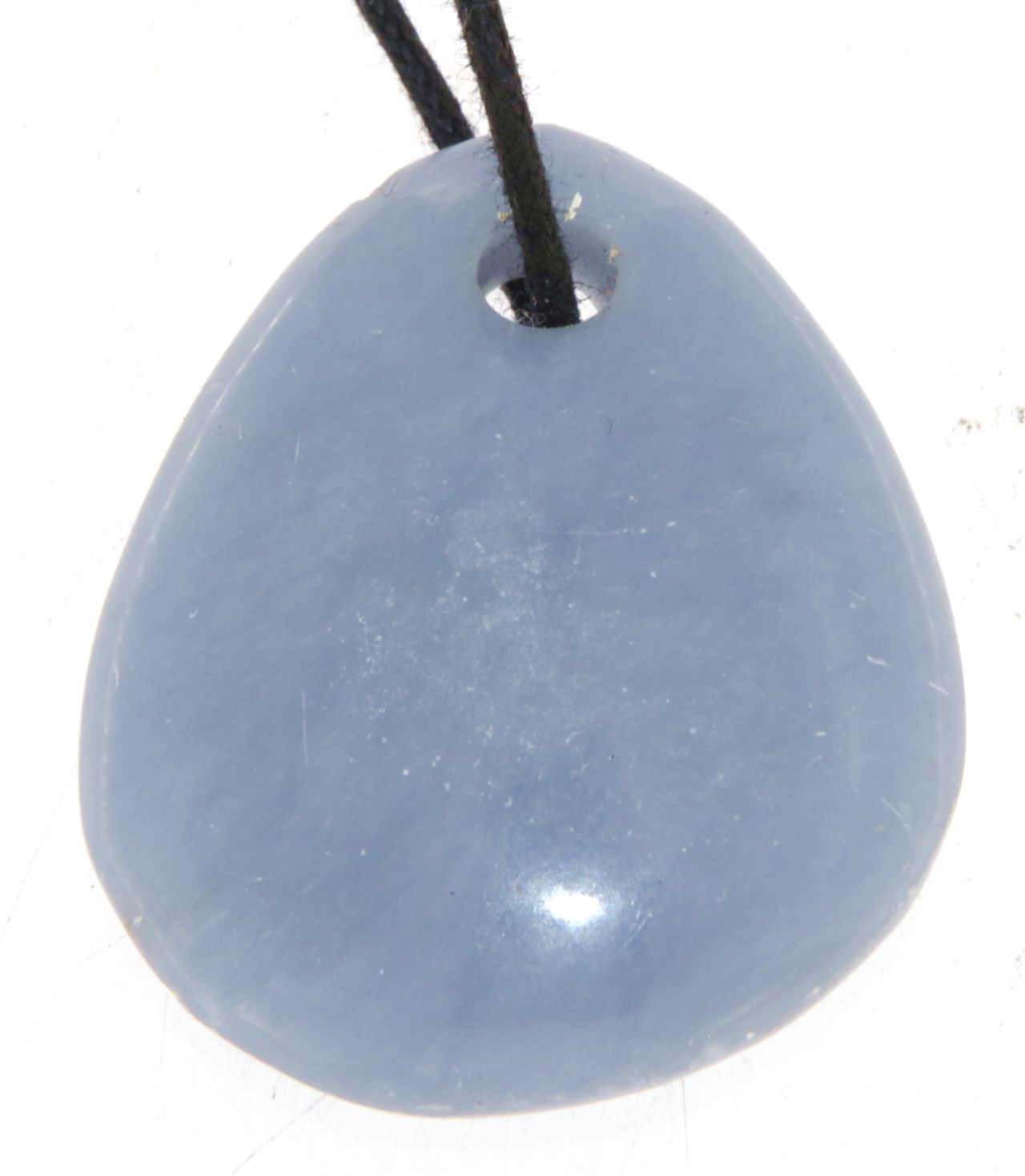 Angelit Trommelstein Edelstein Schmuck Anhänger - A Qualität #6137
