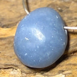 Angelit - Anhydrit Trommelstein Schmuck Anhänger - Edelstein A Qualität #6176