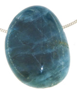 Apatit Trommelstein Edelstein Schmuck Ketten Anhänger - A Qualität - #5331