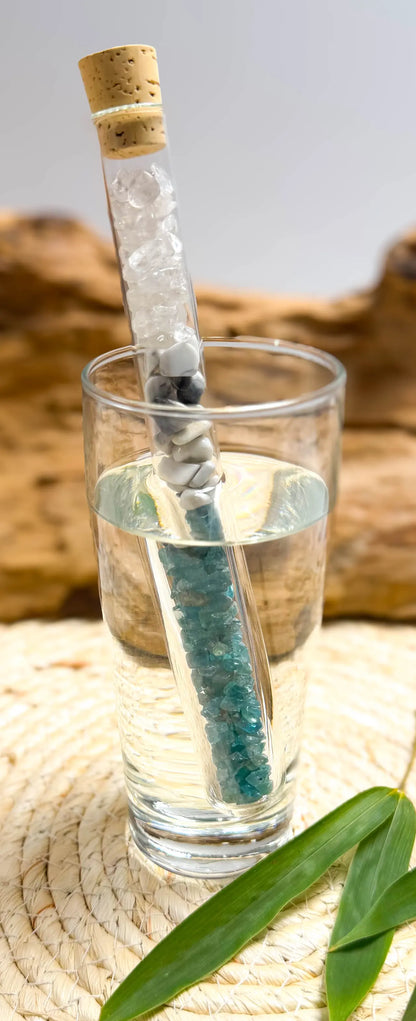 Edelsteinwasser Stab Apatit - Wassersteine - Wasser energetisieren #1997 - seelensteinchen