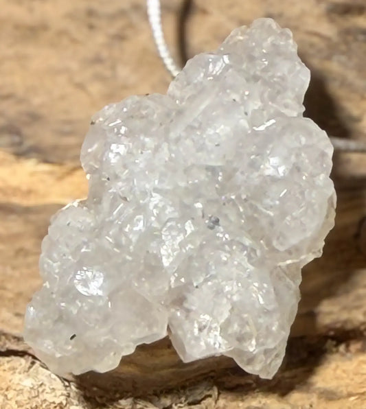 Apophyllit Trommelstein Edelstein Kristall Schmuck Anhänger - Druse - A Qualität #5359 - seelensteinchen