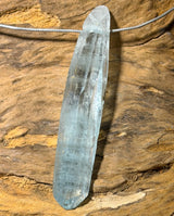 Aquamarin Trommelstein Edelstein Schmuck Ketten Anhänger - Sonderqualität #7207