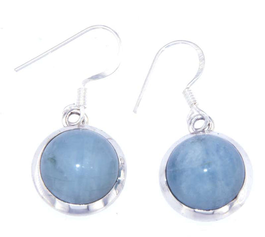 edle Ohrringe aus Aquamarin - A Qualität - 925er Silber #5799