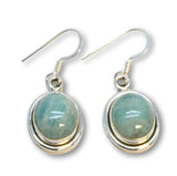 edle Ohrringe aus Aquamarin - A Qualität - 925er Silber #5697