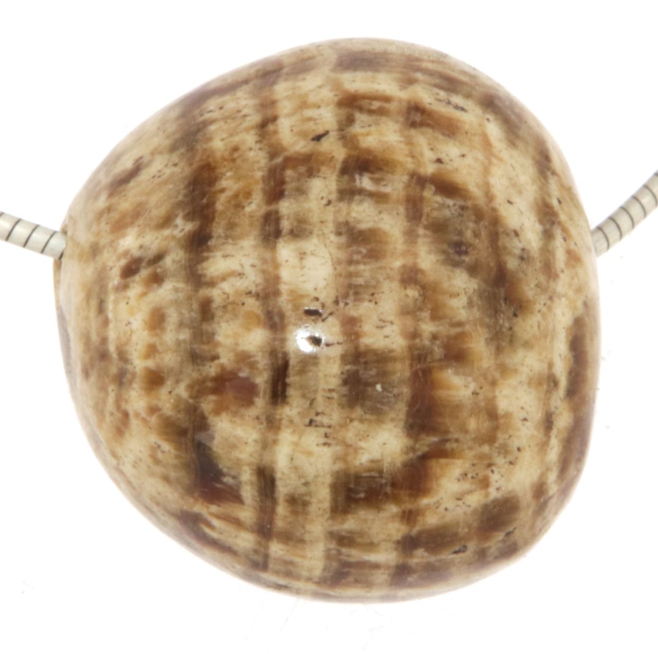 Aragonit Trommelstein Edelstein Schmuck Ketten Anhänger - A Qualität #3131