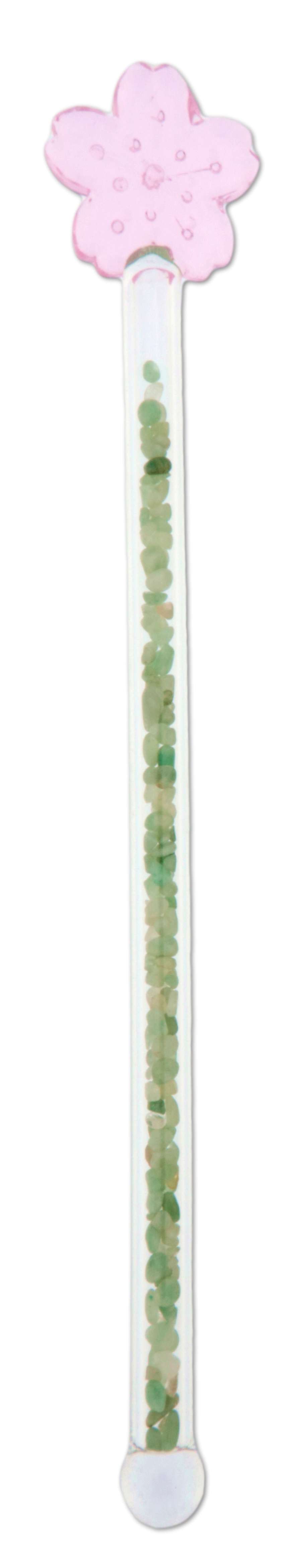 Edelsteinwasser Aventurin PREMIUM Vital Crystal Water Stick - Blume - Wasseraufbereitung - seelensteinchen