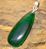 Aventurin Cabochon Anhänger – Edelstein mit 925 Silberöse #8027 - seelensteinchen