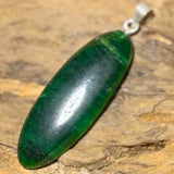 Aventurin Cabochon Anhänger – Edelstein mit 925 Silberöse #8026 - seelensteinchen