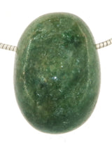 Aventurin Trommelstein Edelstein Schmuck Ketten Anhänger - A Qualität #0547