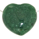 Aventurine Heart - Tumbled Stone Jewelry Necklace Pendant - Gemstone A Quality #6922