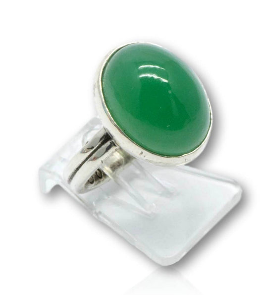 edler Aventurin Ring aus 935er Silber - Made in Germany - Größe 57 - #5240