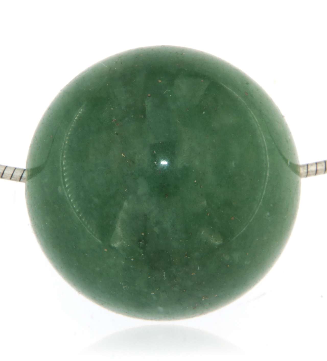 Aventurin Kugel Anhänger 20mm - Trommelstein Anhänger - Edelstein A Qualität #5987
