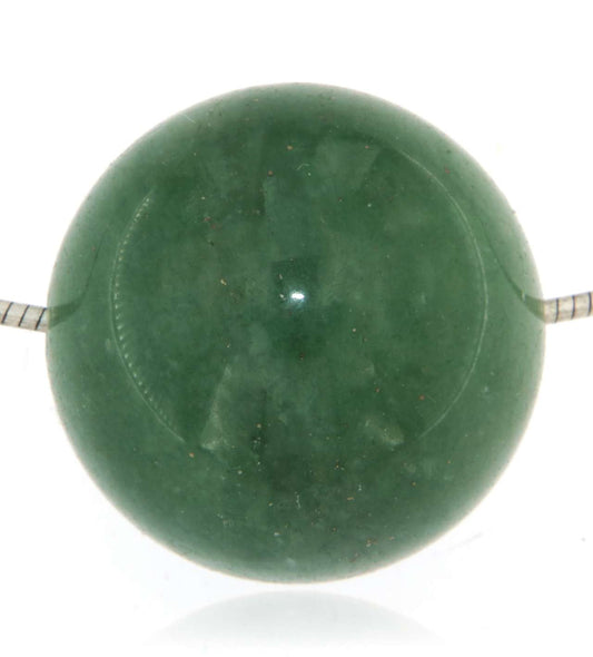 Aventurin Kugel Anhänger 17mm - Trommelstein Anhänger - Edelstein A Qualität #6223