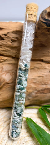 Edelsteinwasser Stab Baumachat Mischung - Wassersteine - Wasser energetisieren - seelensteinchen