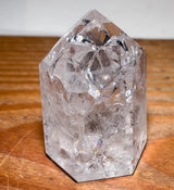 Bergkristall Spitze gecracked 184g - Edelstein - Mineralien - A Qualität #6709