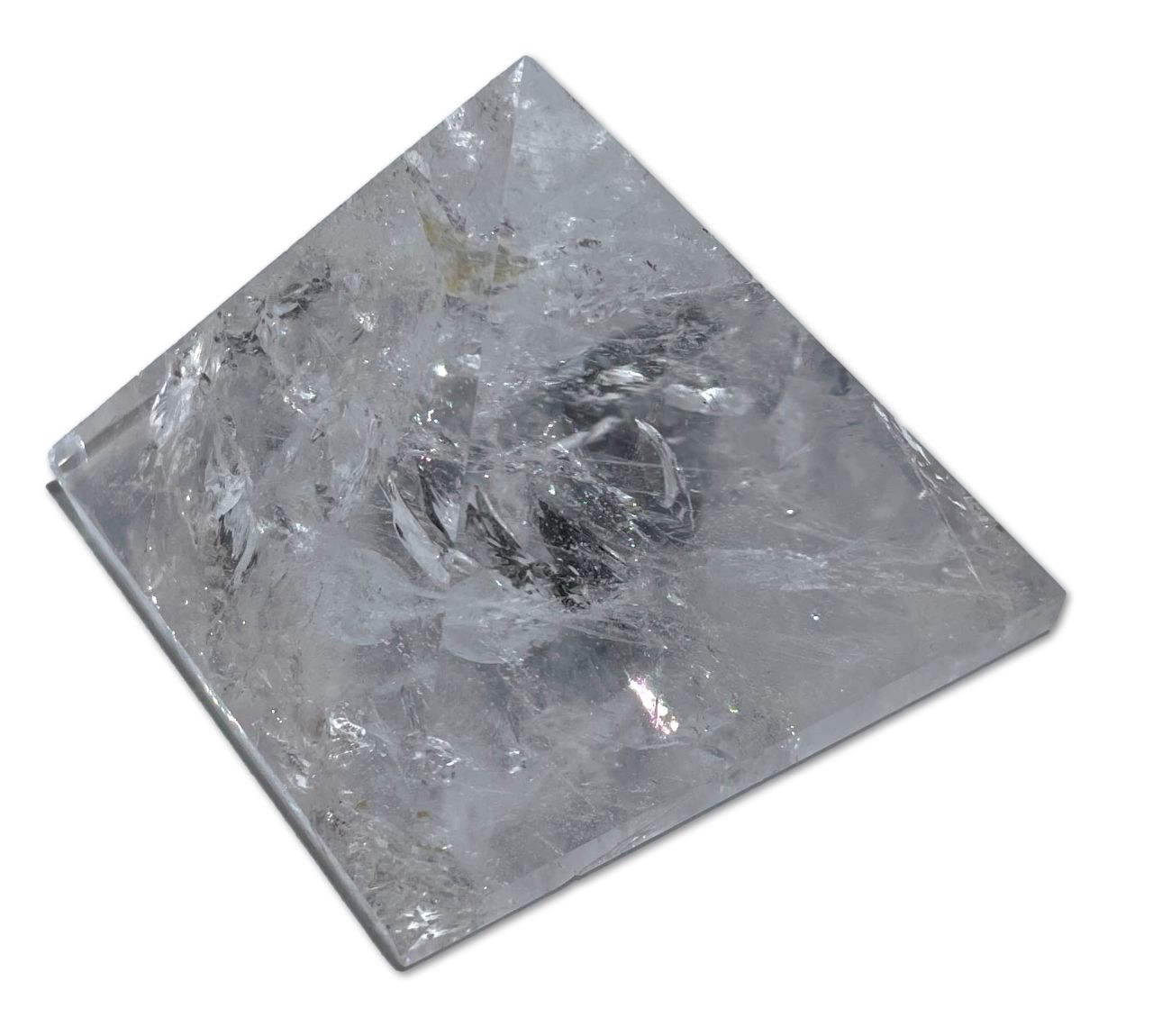 Bergkristall Edelstein Pyramide 6cm - A Qualität #5091